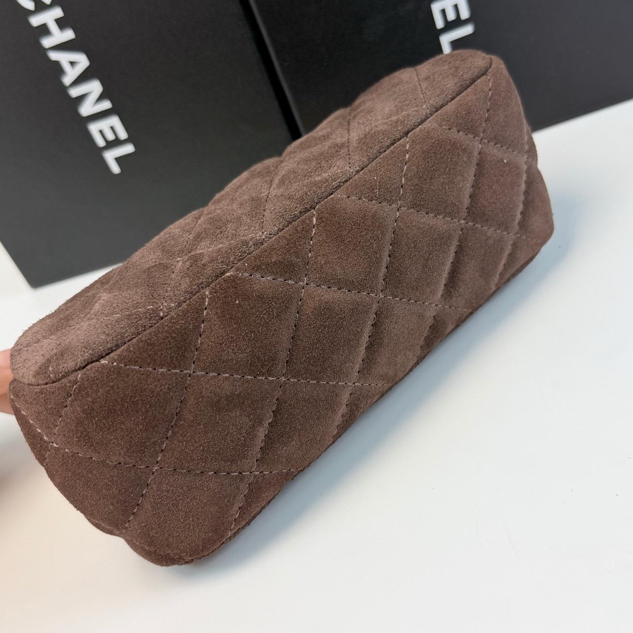 Chanel Clutch with Chain in Suede