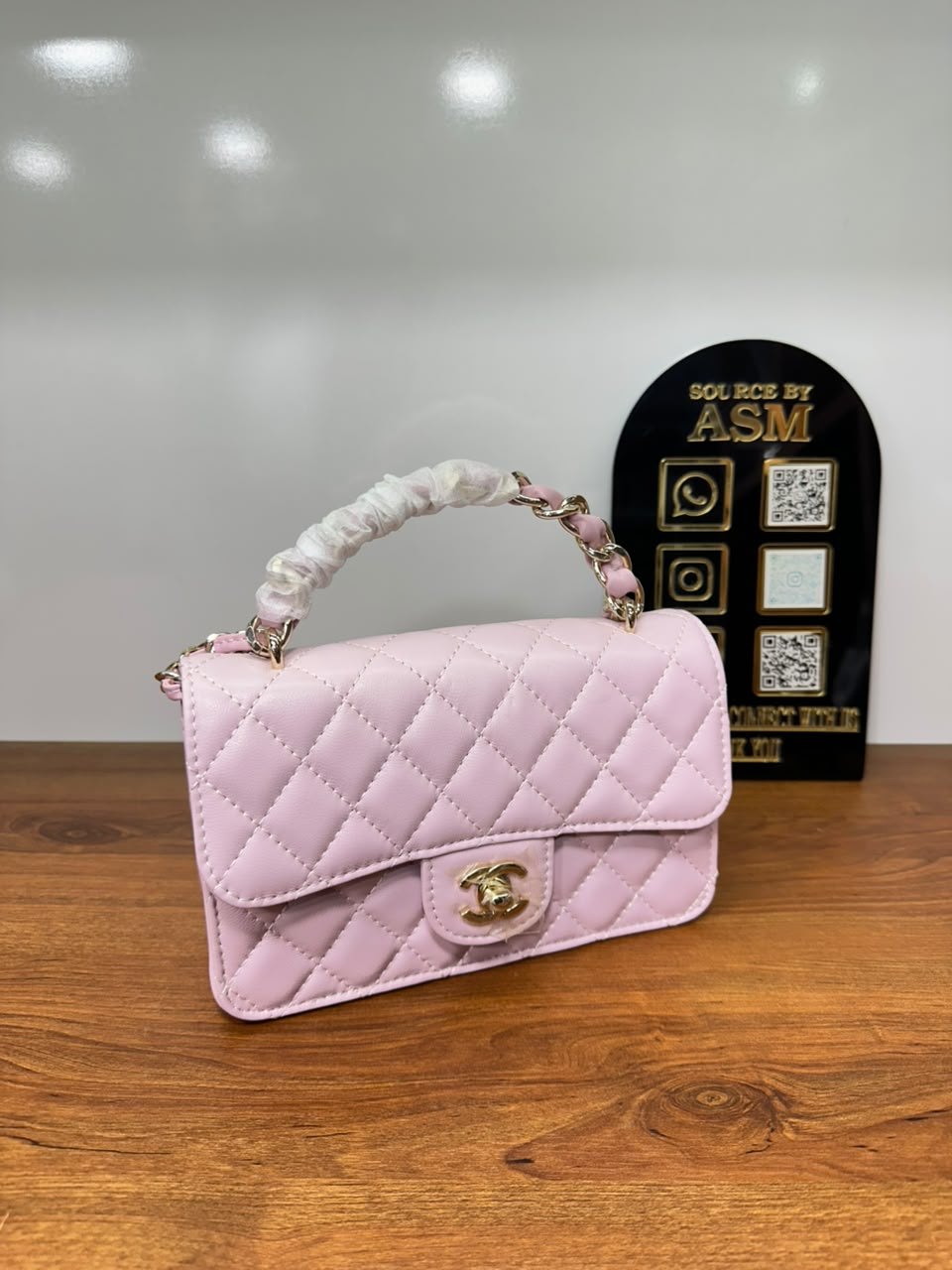 Chanel Classic Rectangular Mini Flap Bag with Top Handle