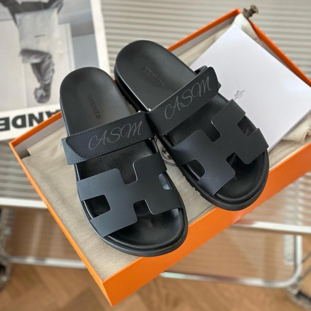 Hermès Chypre Sandals in Calfskin