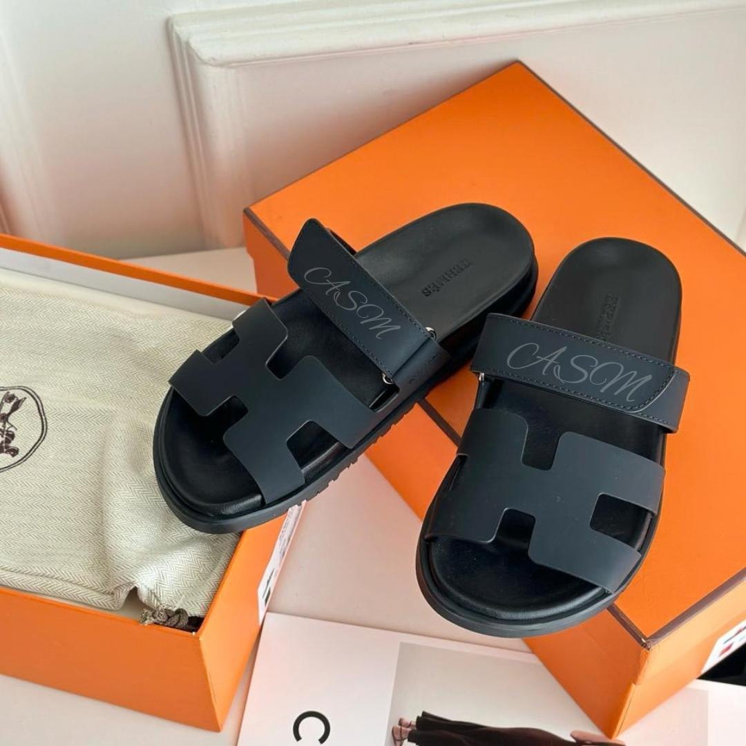 Hermès Chypre Sandals in Calfskin