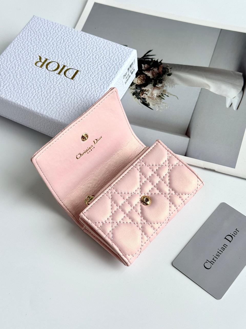 Lady Dior Glycine Wallet