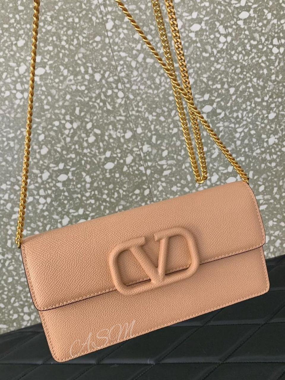 Valentino Garavani VLogo Signature Wallet with Chain