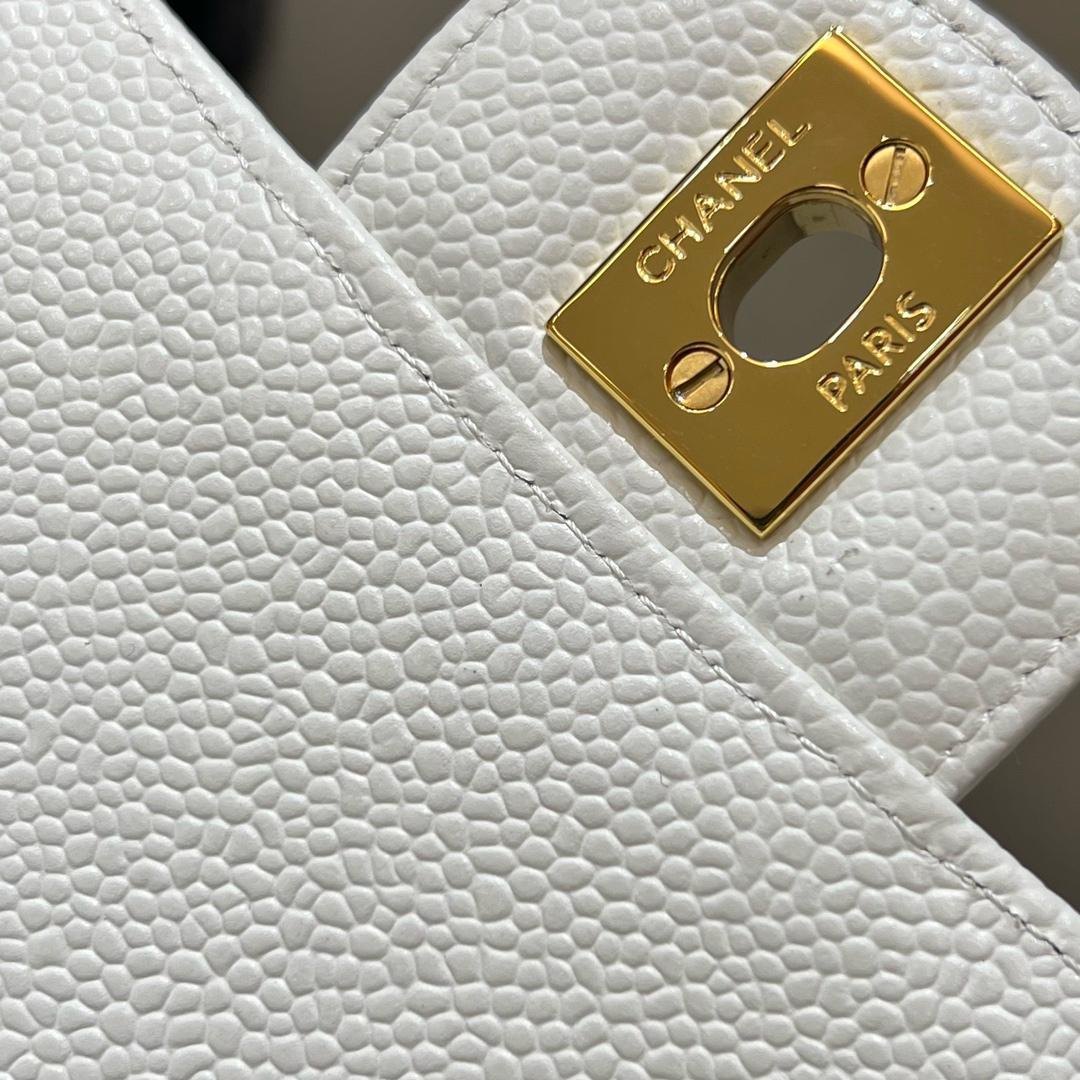 Chanel Classic Double Flap Bag in Caviar Leather