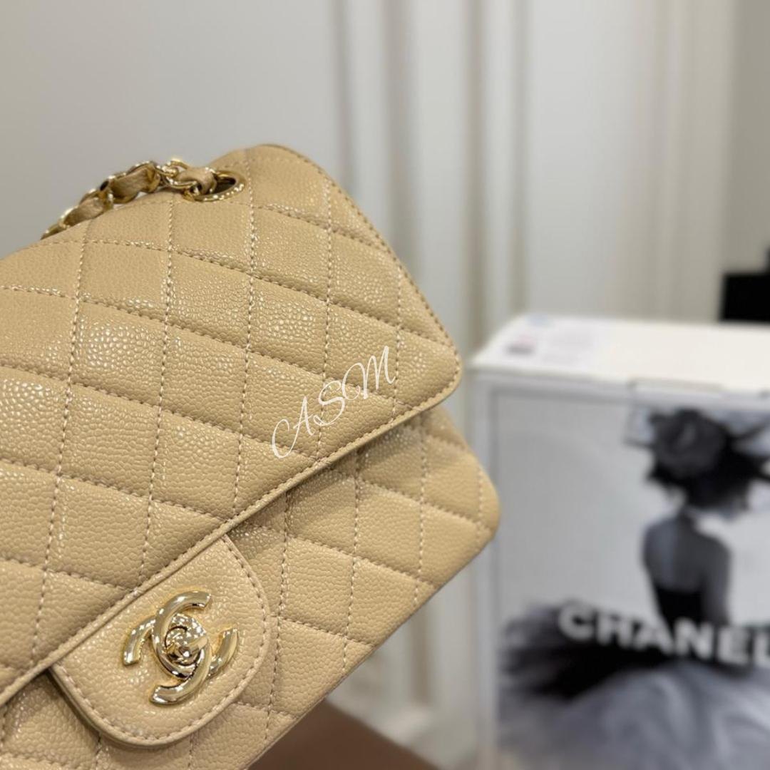 Chanel Classic Double Flap Bag in Caviar Leather