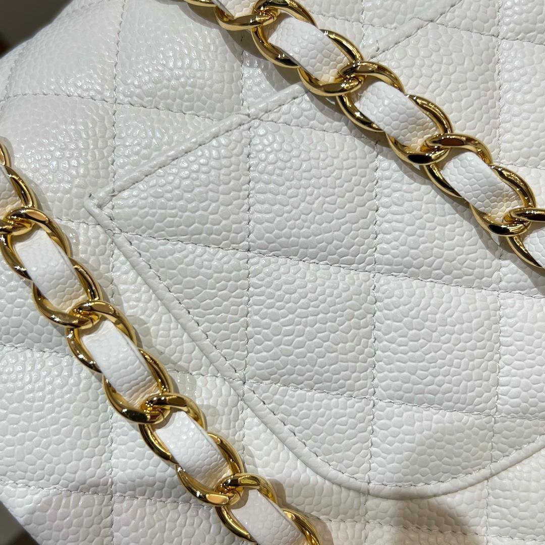 Chanel Classic Double Flap Bag in Caviar Leather