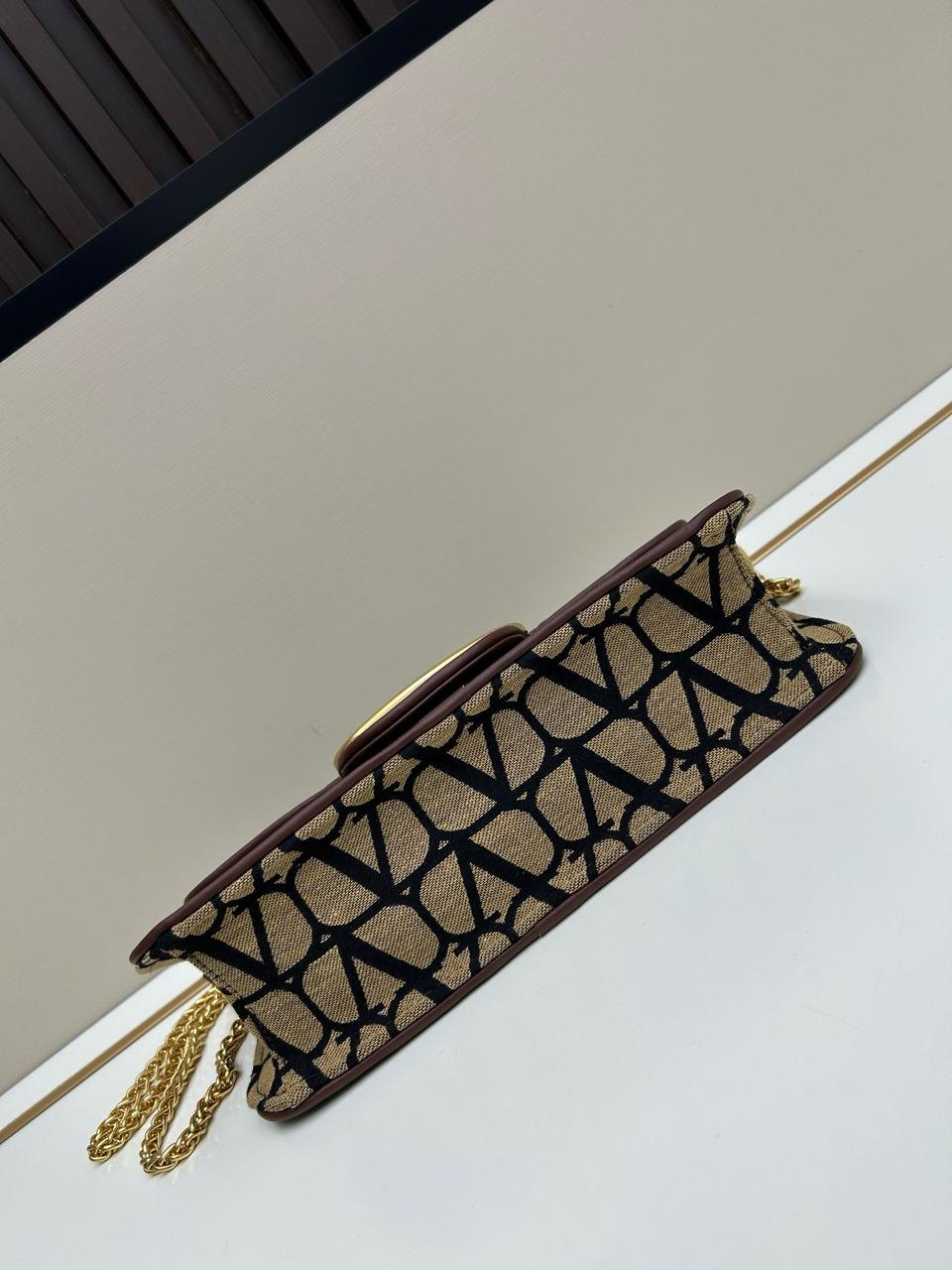 Valentino Garavani Locò Toile Iconographe Shoulder Bag