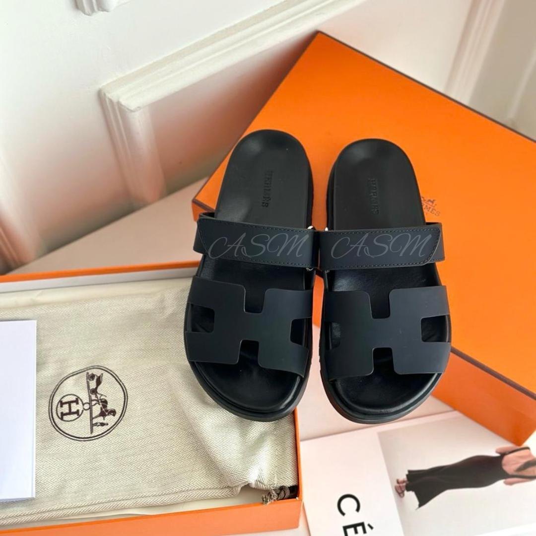 Hermès Chypre Sandals in Calfskin