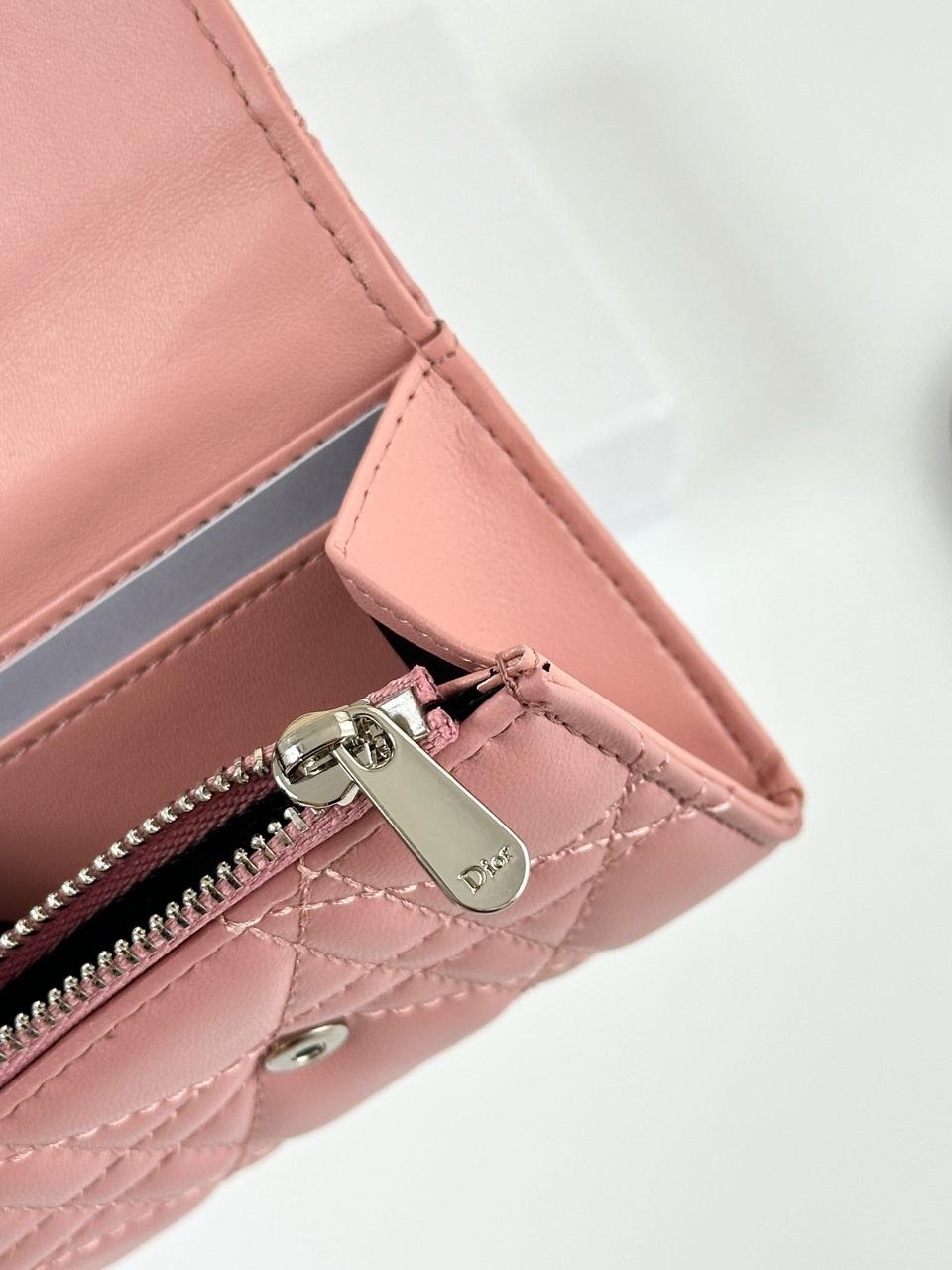 Lady Dior Glycine Wallet