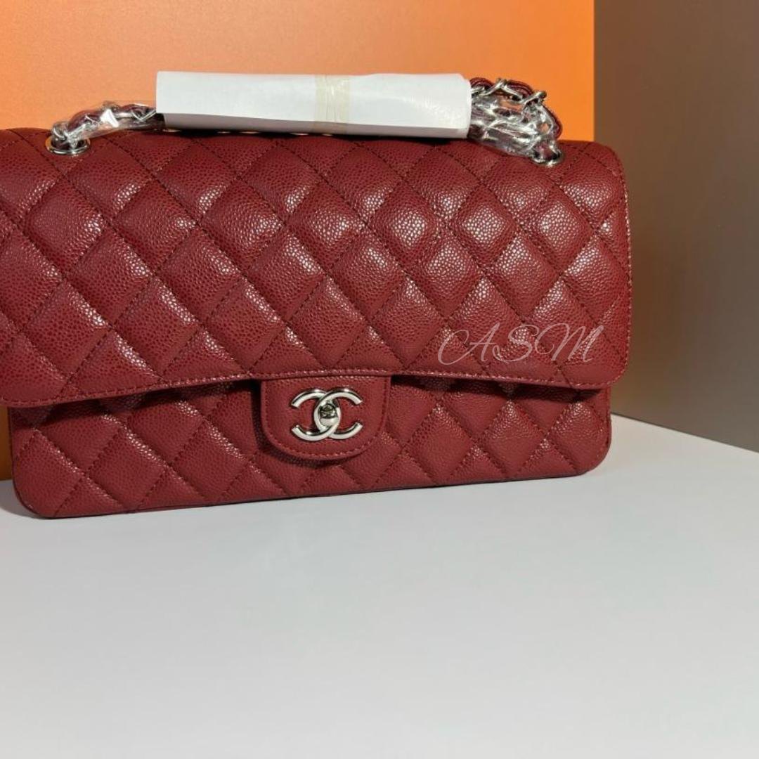 Chanel Classic Double Flap Bag in Caviar Leather