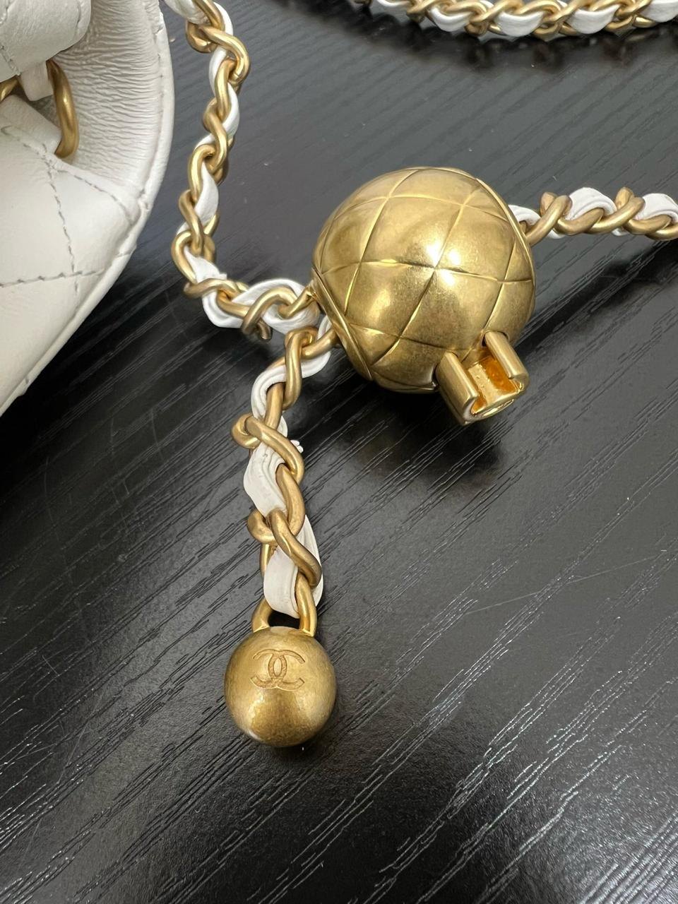 Chanel Top Handle Wallet on Chain