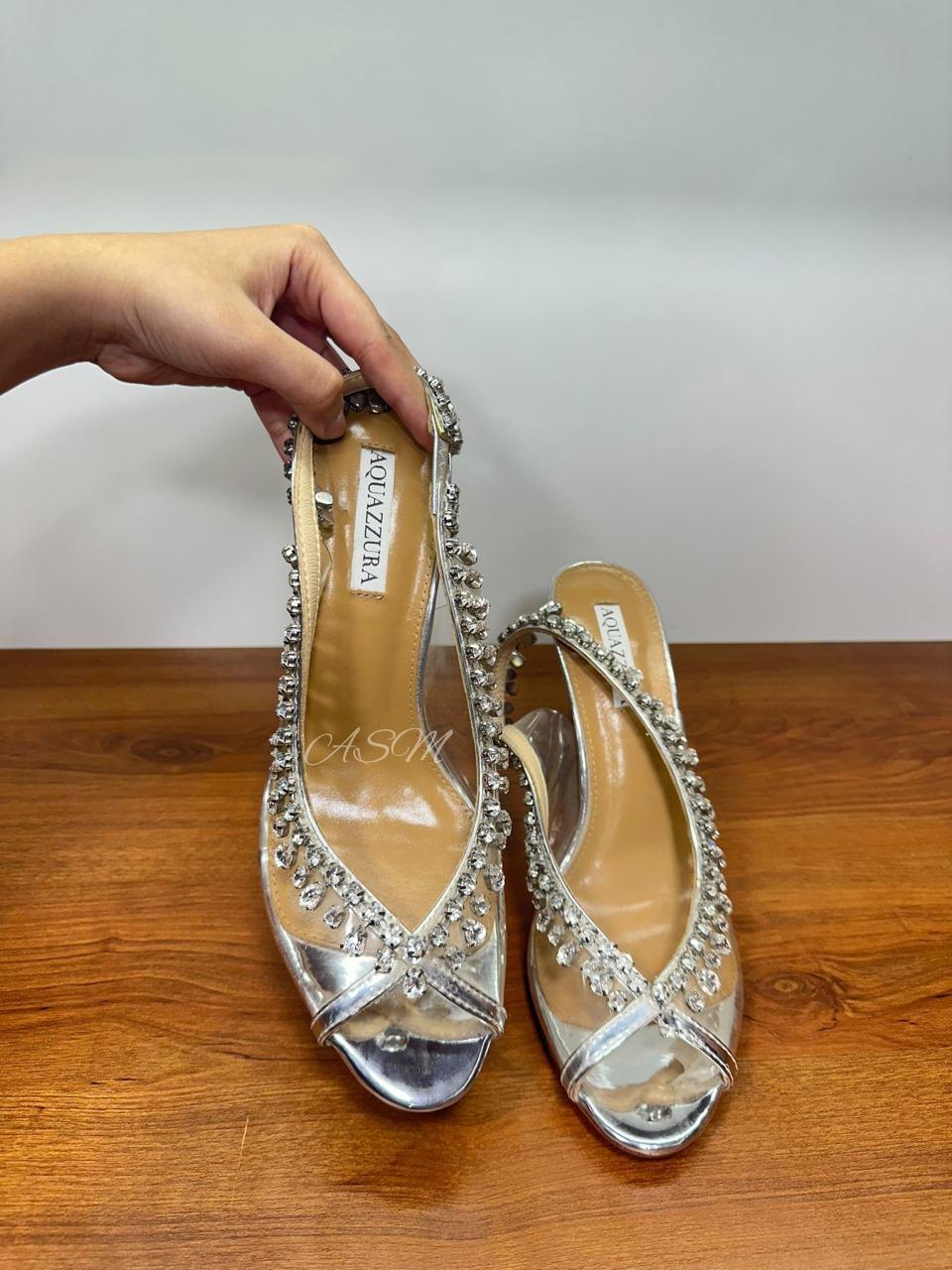 Aquazzura Temptation Crystal Sandal