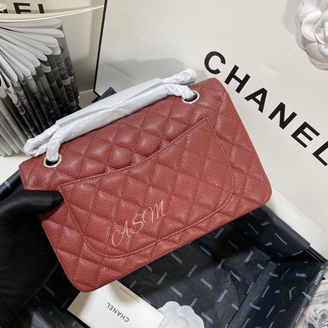 Chanel Classic Double Flap Bag in Caviar Leather