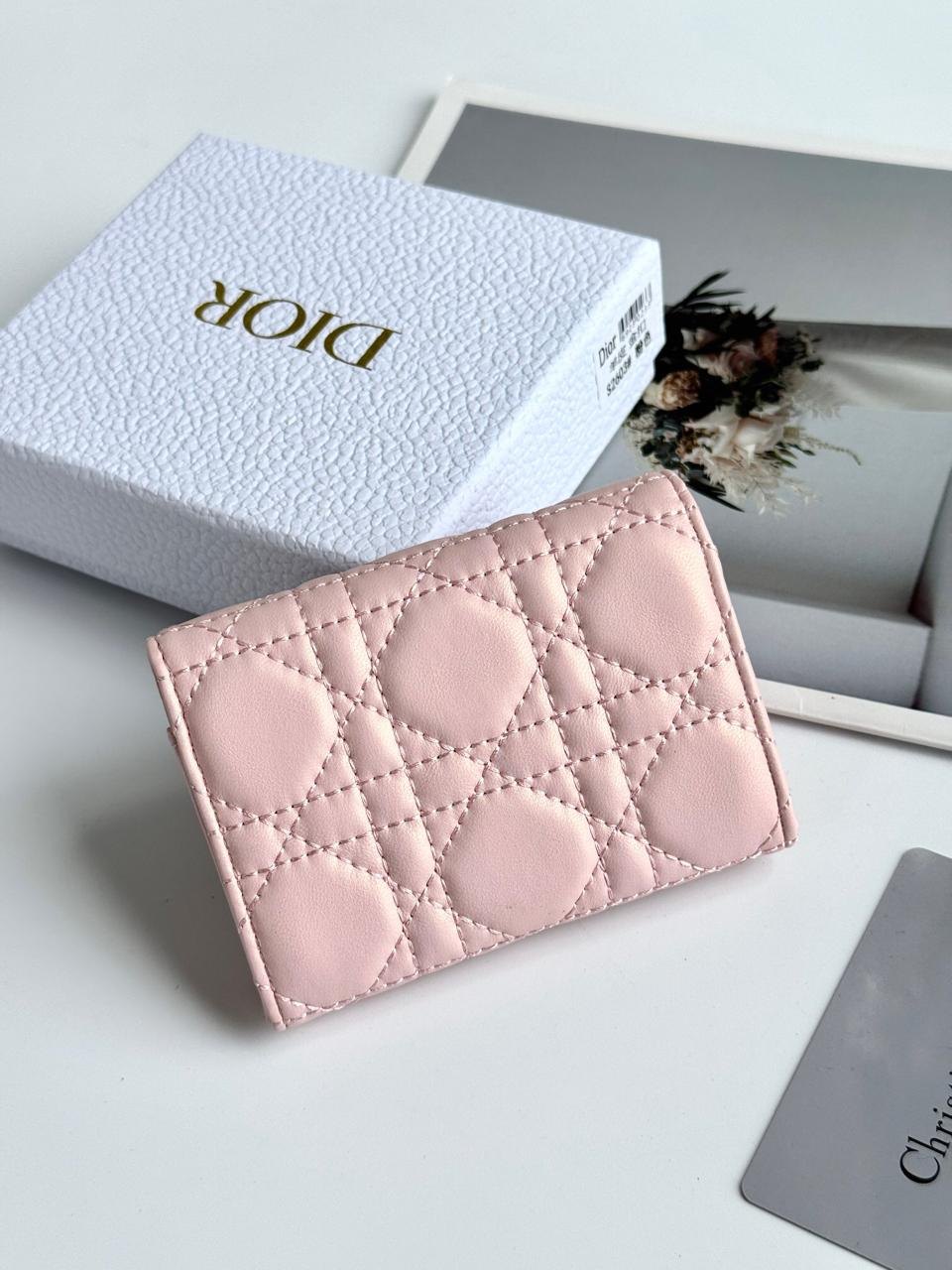 Lady Dior Glycine Wallet