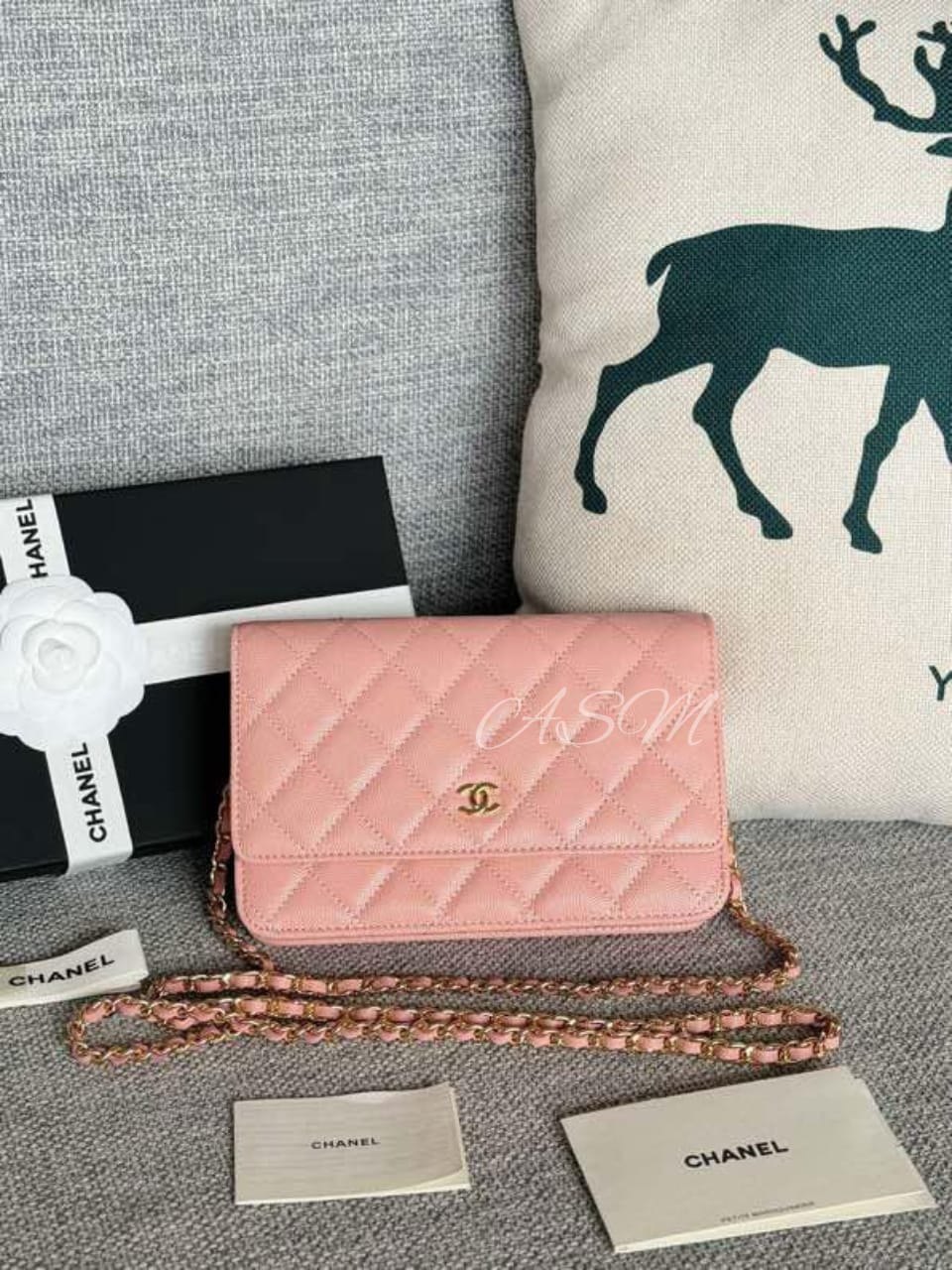 Chanel Classic Wallet on Chain
