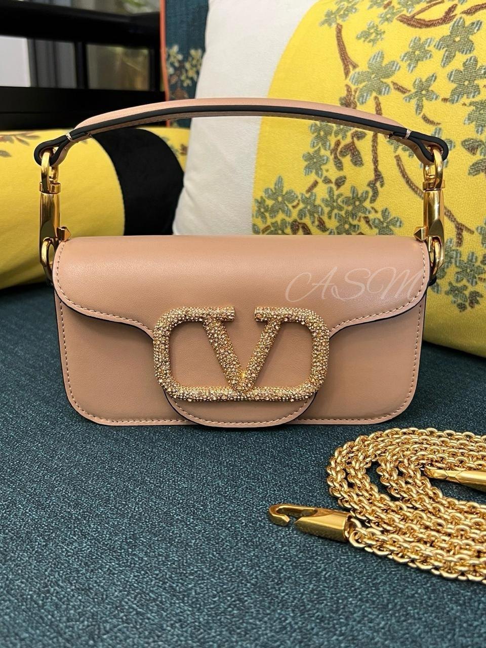 Valentino Garavani Locò Bag with Jewel Logo.