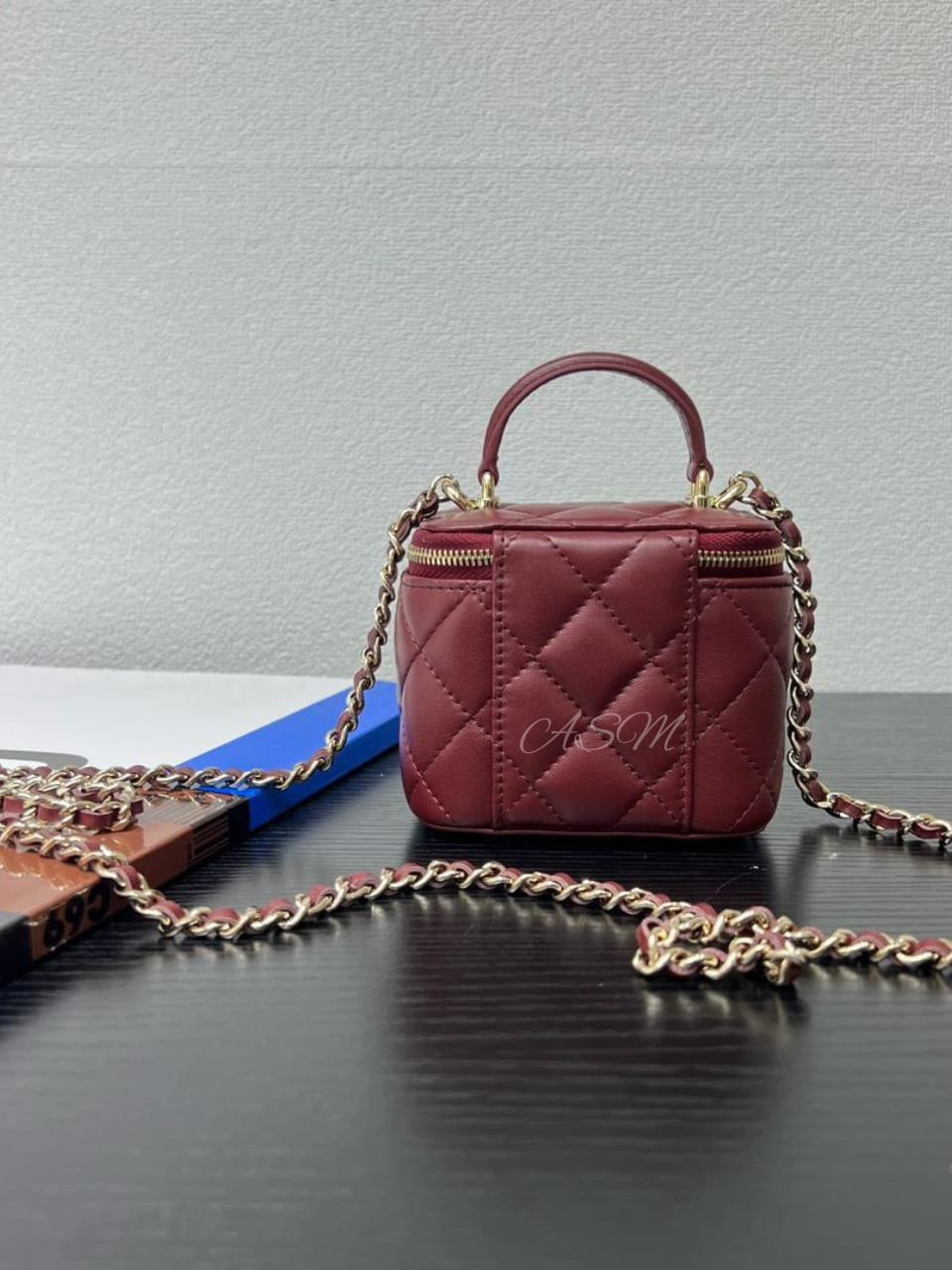 Chanel Top Handle Mini Vanity Case with Chain
