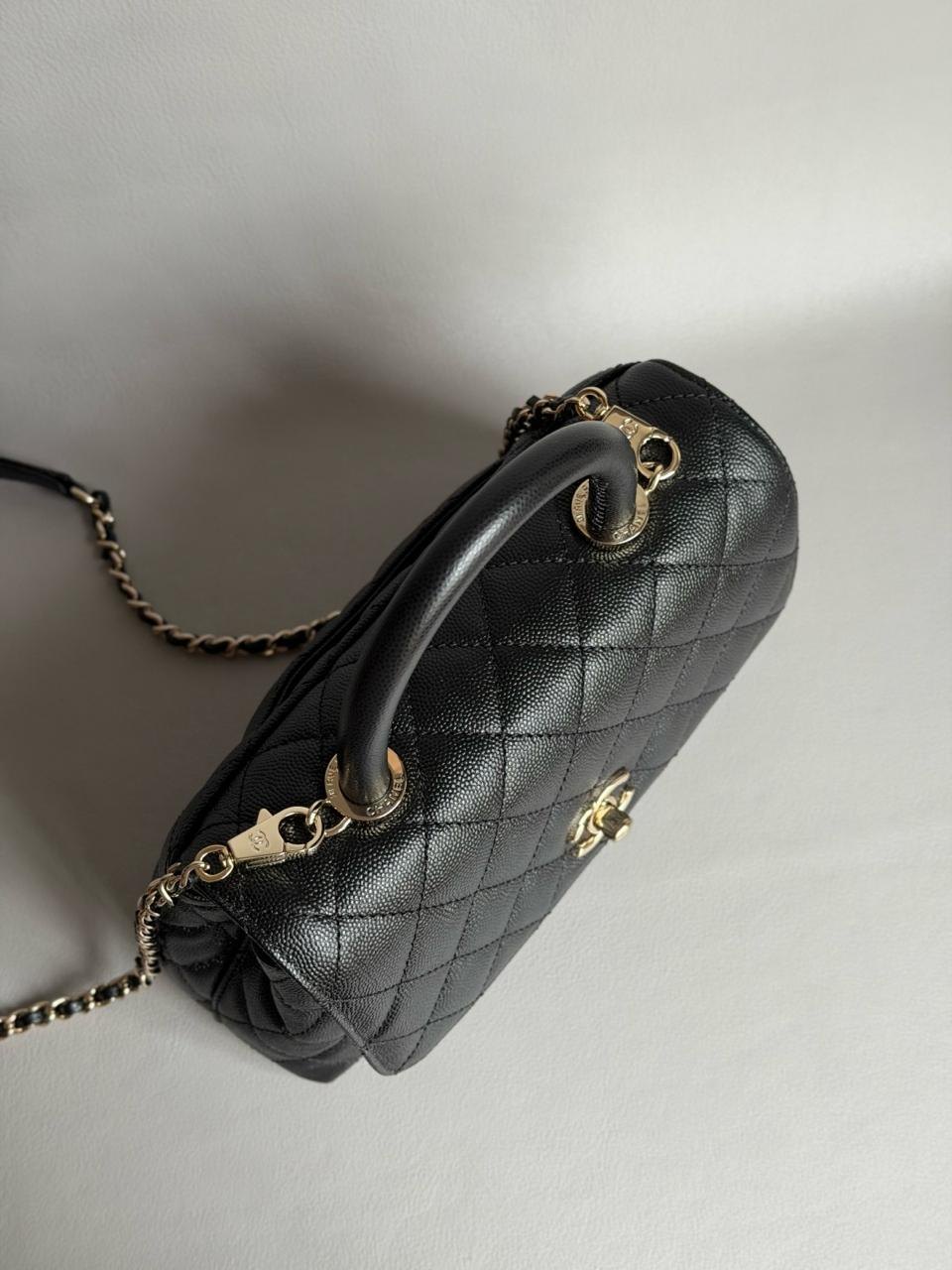 Chanel Flap Bag with Top Handle