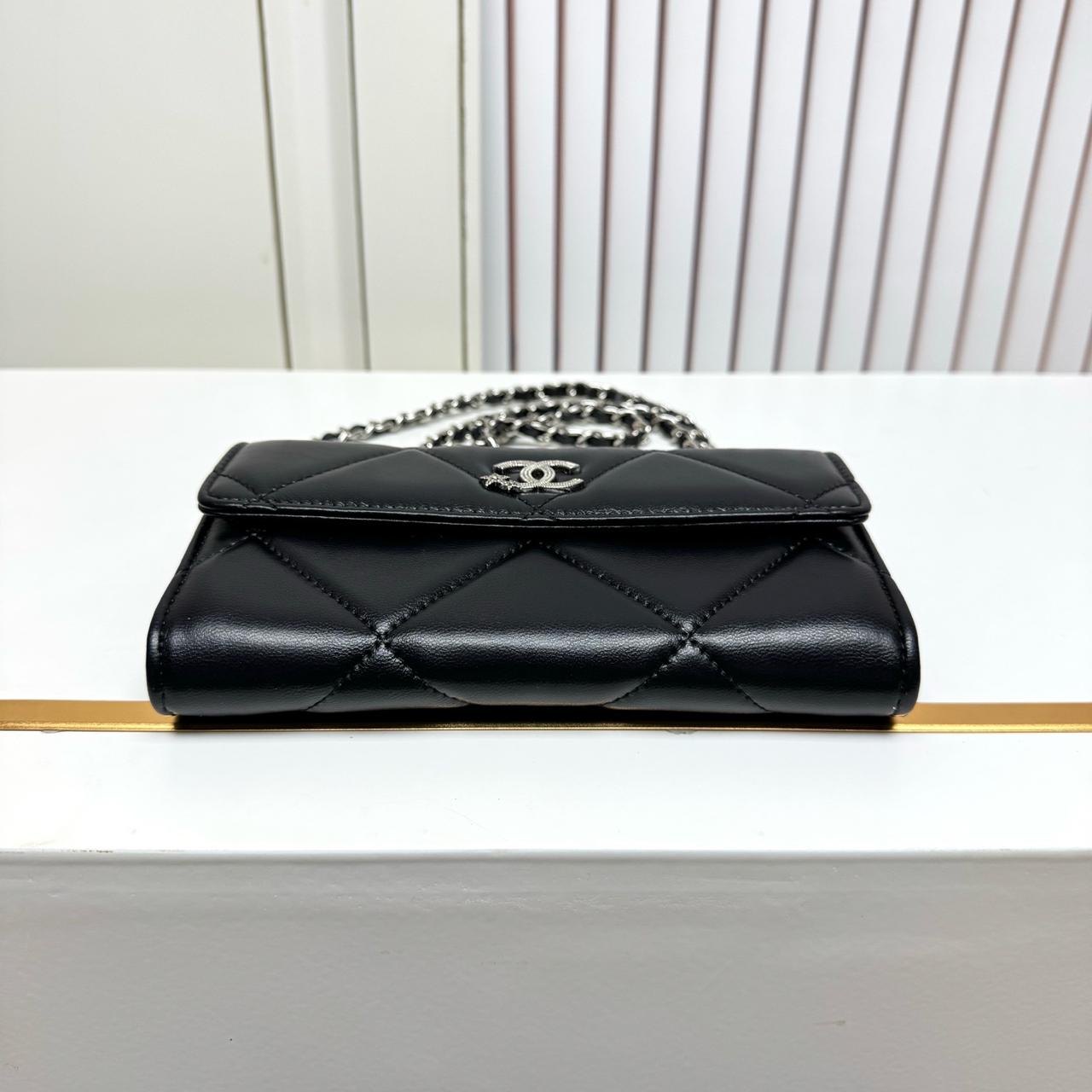 Chanel Crystal Star Long Clutch with Chain