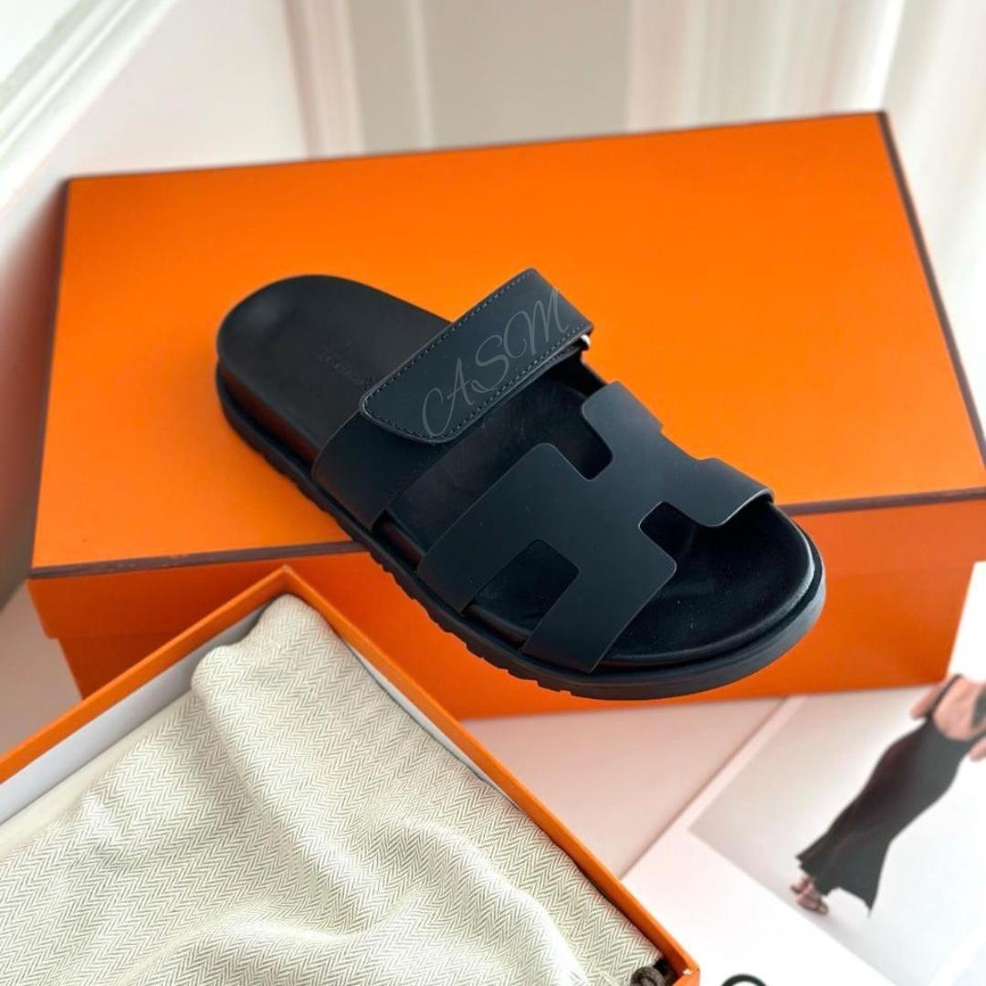 Hermès Chypre Sandals in Calfskin
