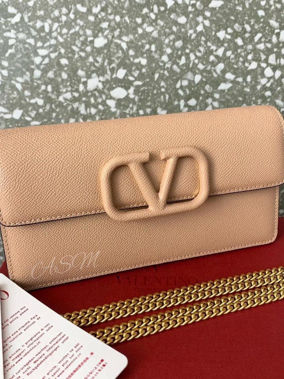 Valentino Garavani VLogo Signature Wallet with Chain