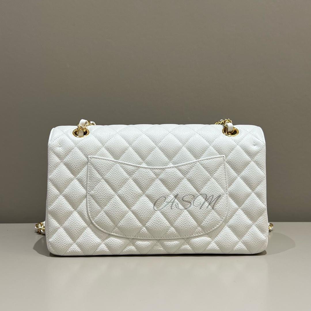 Chanel Classic Double Flap Bag in Caviar Leather