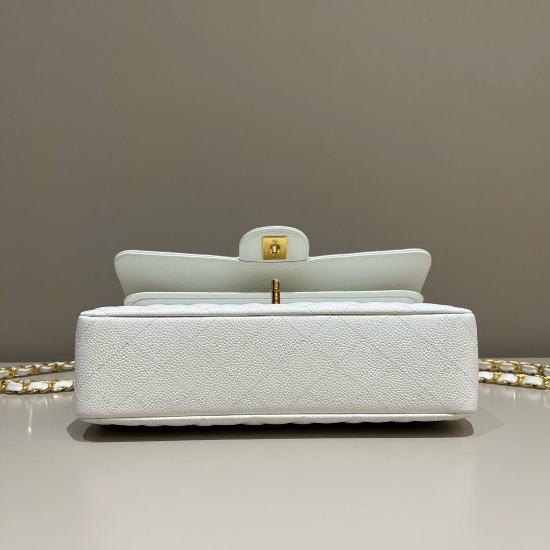 Chanel Classic Double Flap Bag in Caviar Leather
