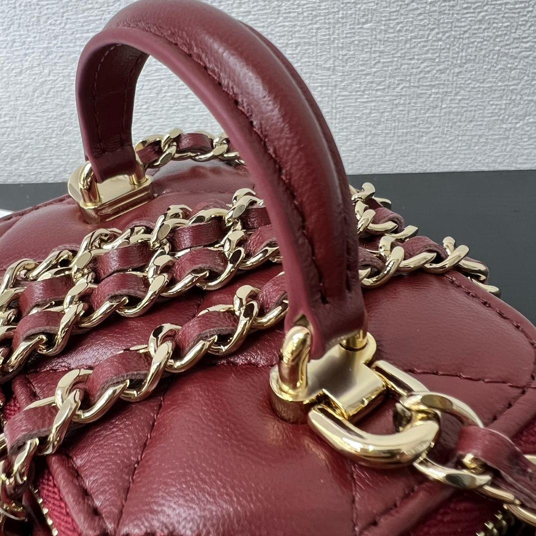 Chanel Top Handle Mini Vanity Case with Chain