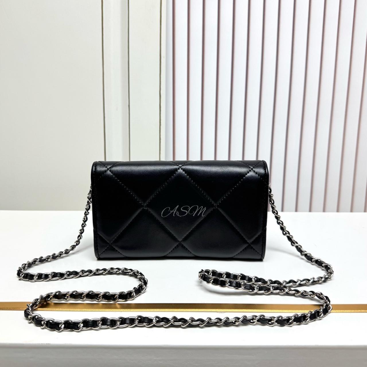 Chanel Crystal Star Long Clutch with Chain