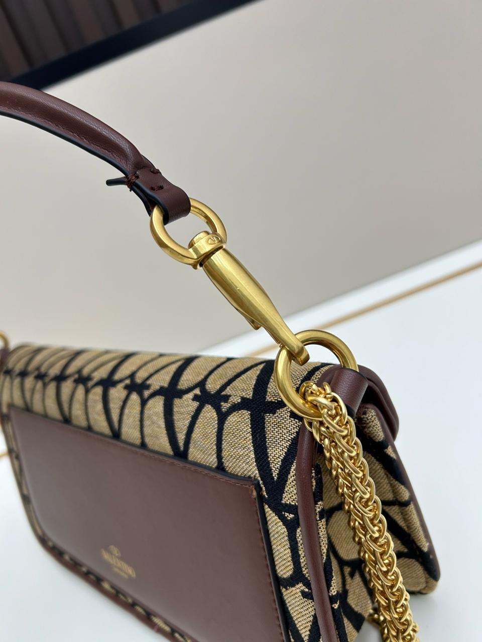 Valentino Garavani Locò Toile Iconographe Shoulder Bag