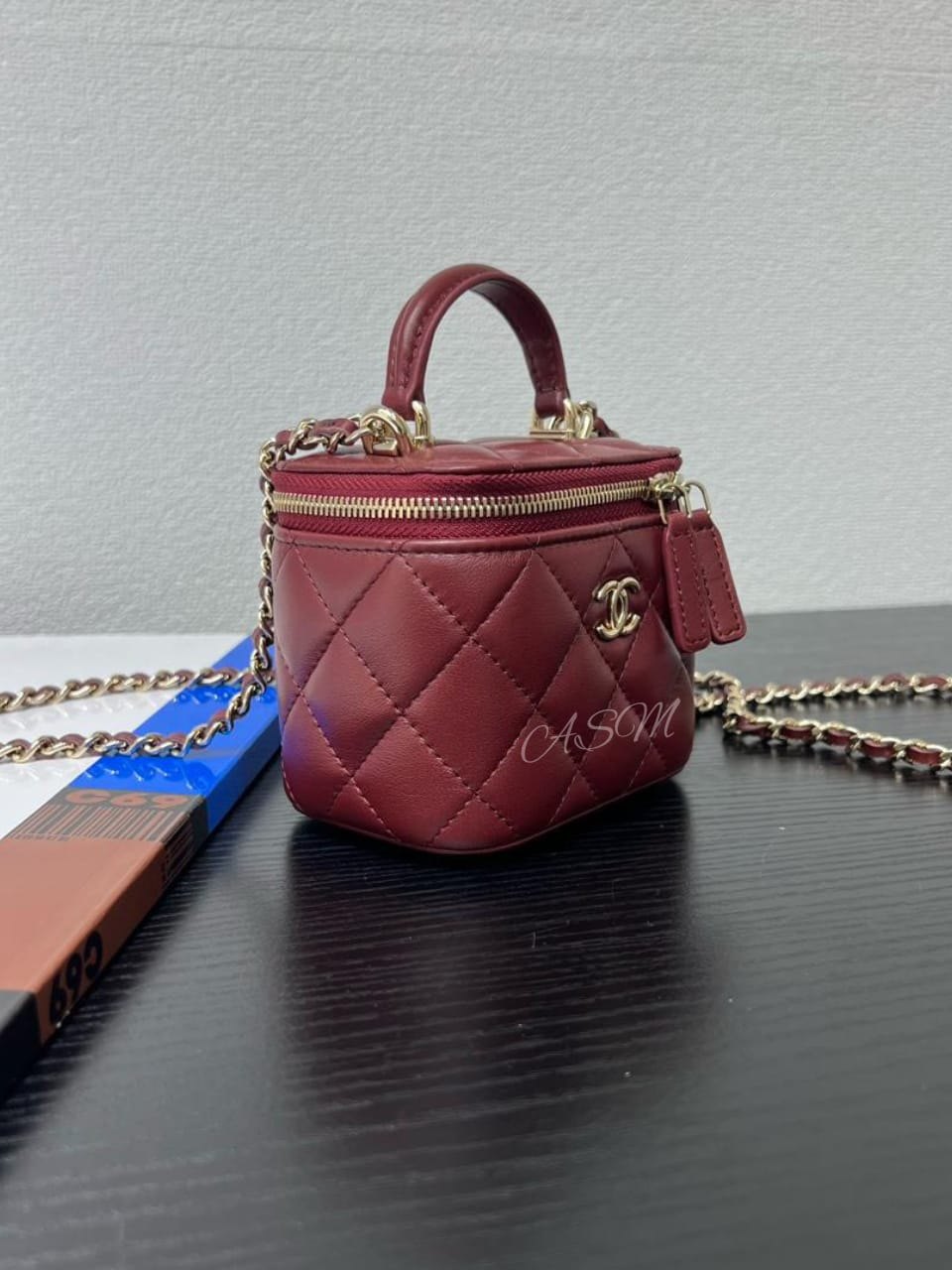 Chanel Top Handle Mini Vanity Case with Chain