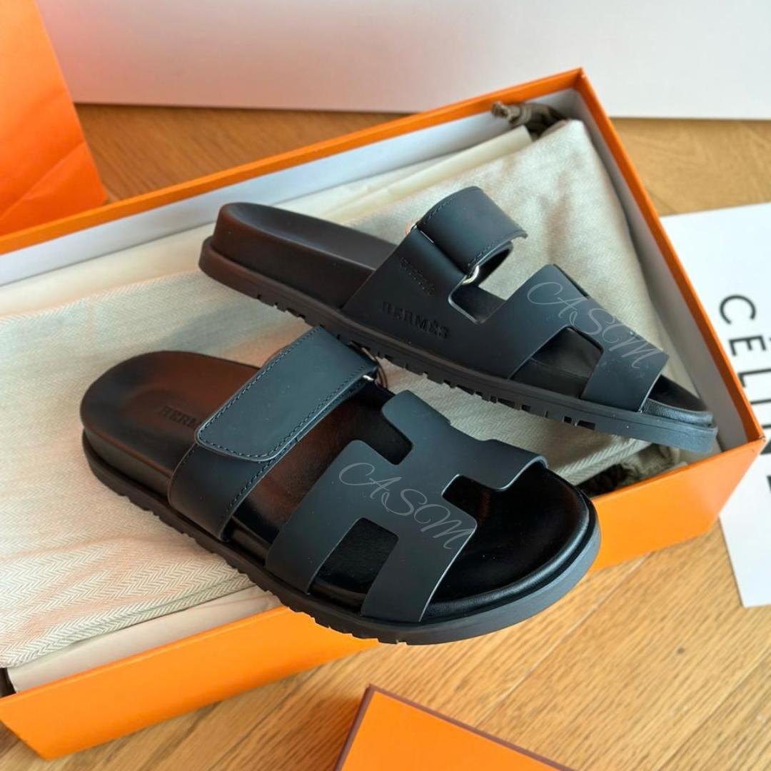 Hermès Chypre Sandals in Calfskin