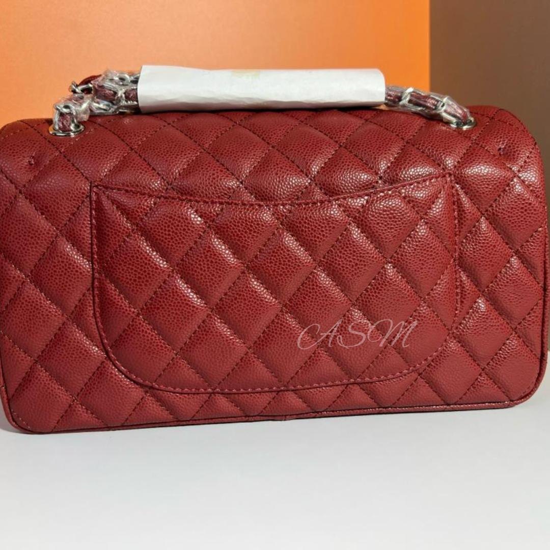 Chanel Classic Double Flap Bag in Caviar Leather