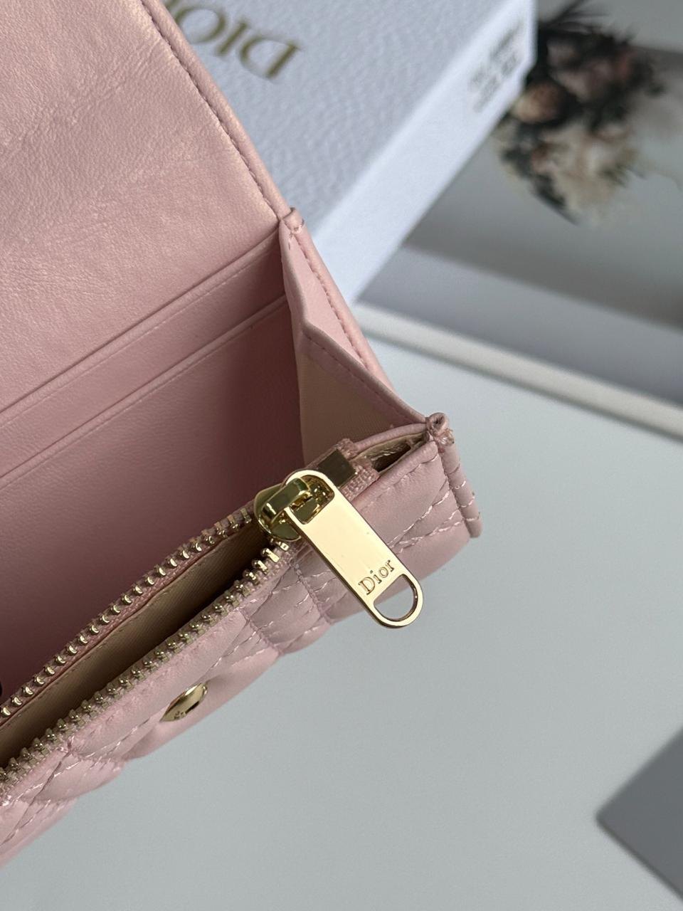 Lady Dior Glycine Wallet