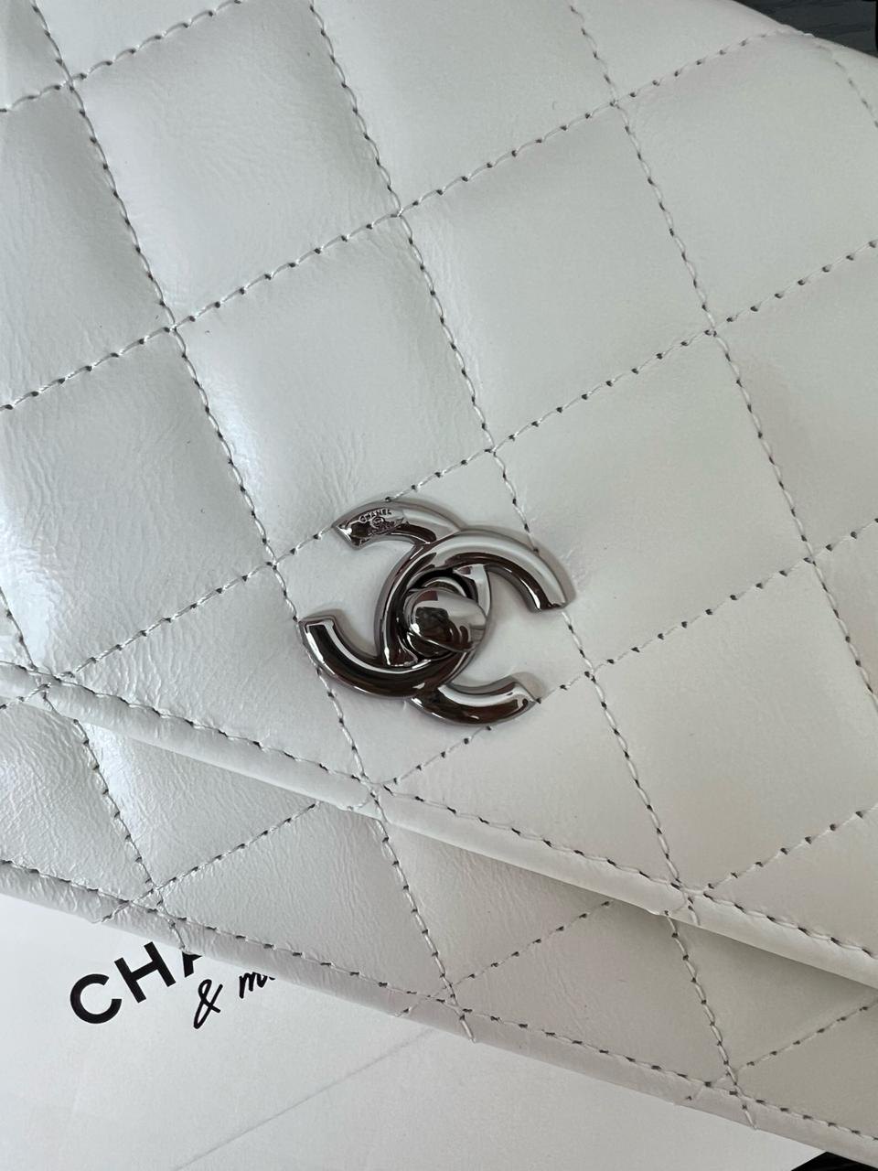 Chanel Top Handle Wallet on Chain
