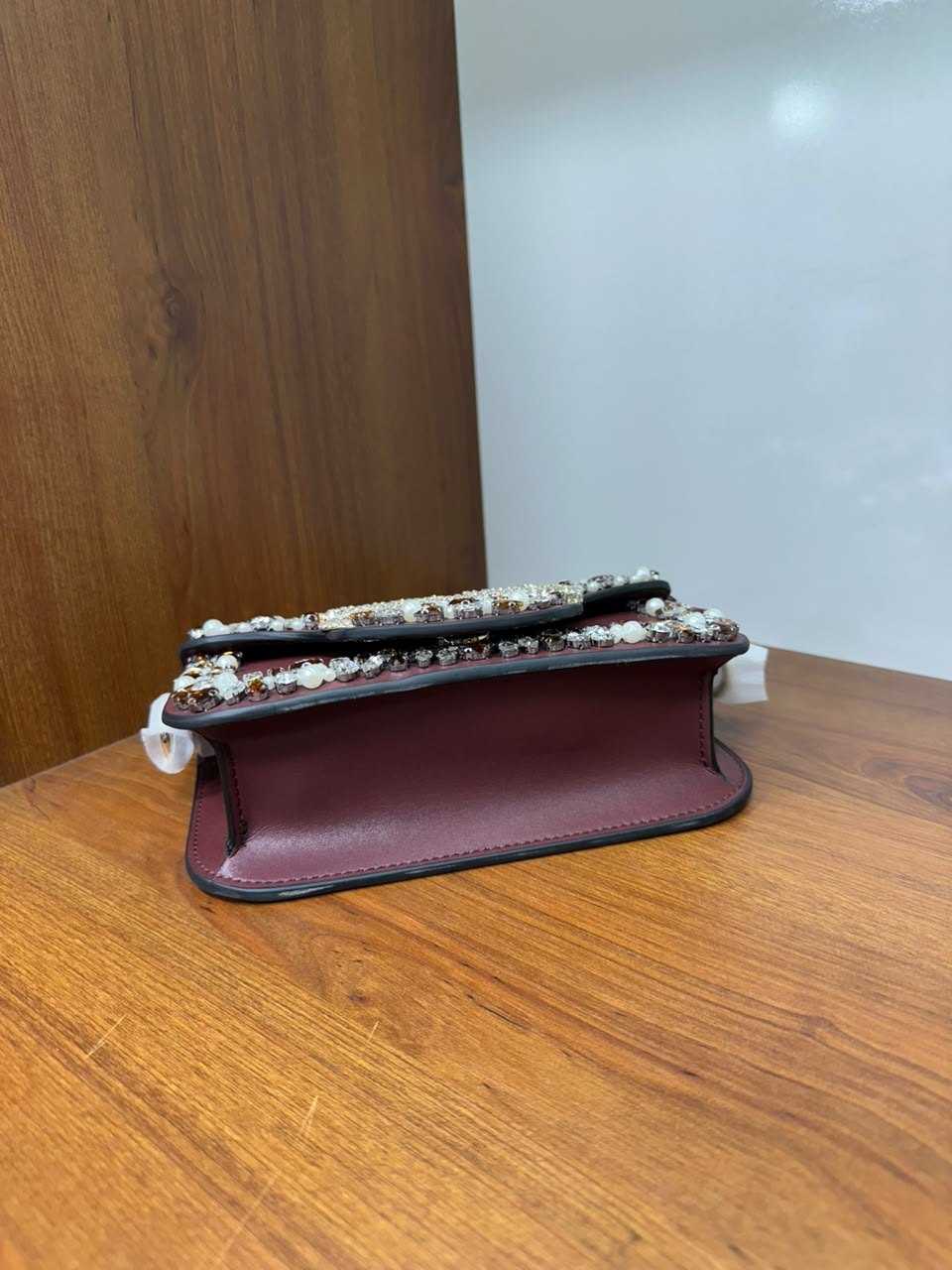 Valentino Garavani Small Jeweled Locò Shoulder Bag