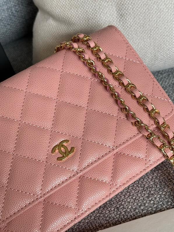 Chanel Classic Wallet on Chain
