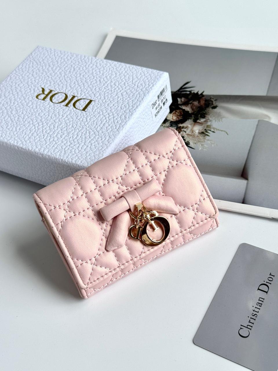Lady Dior Glycine Wallet