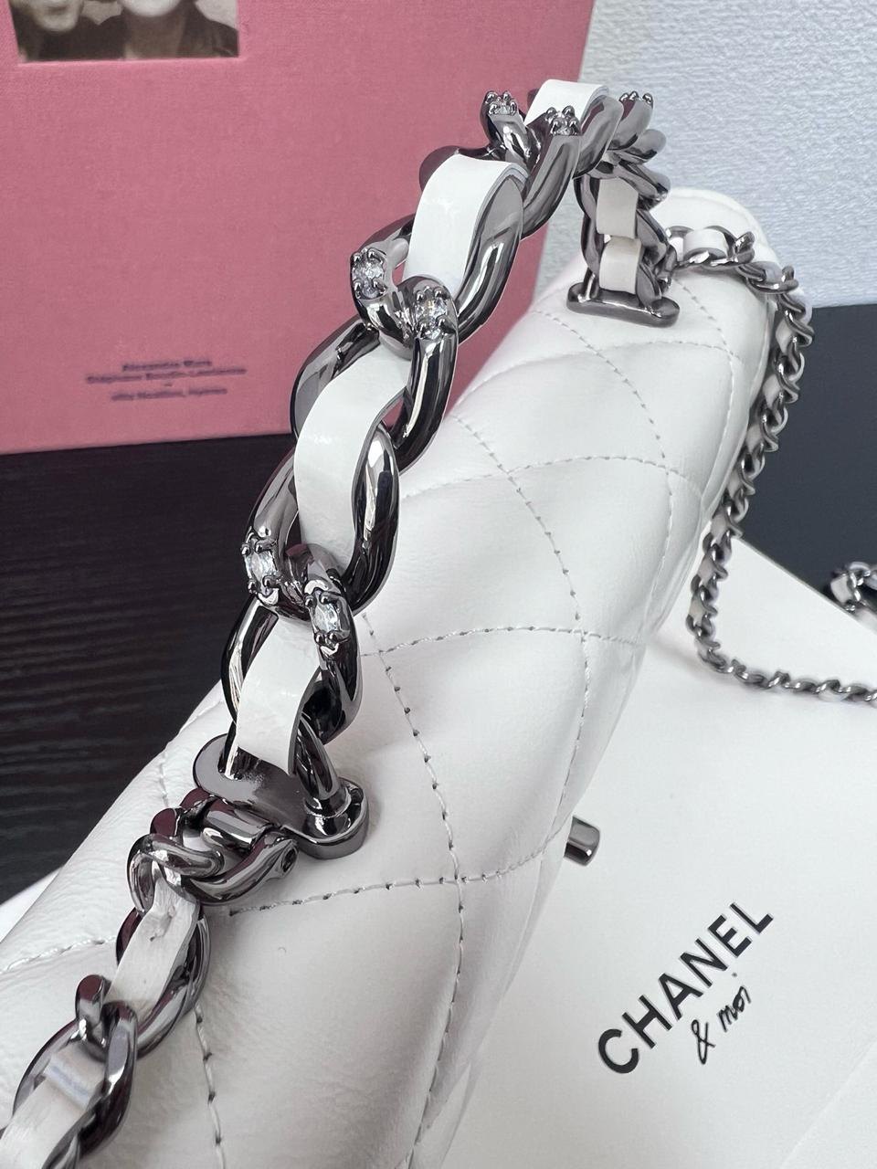 Chanel Top Handle Wallet on Chain