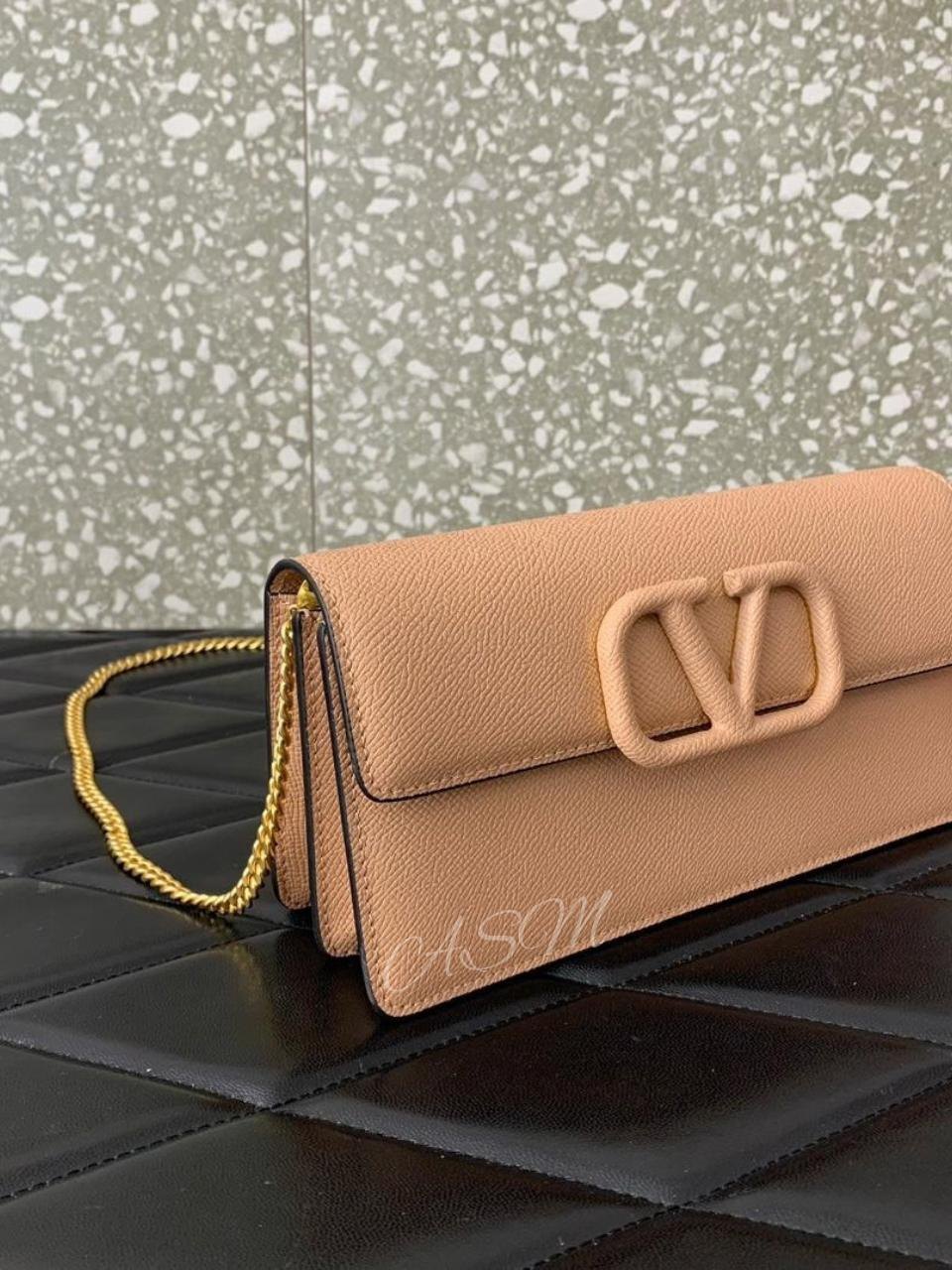 Valentino Garavani VLogo Signature Wallet with Chain