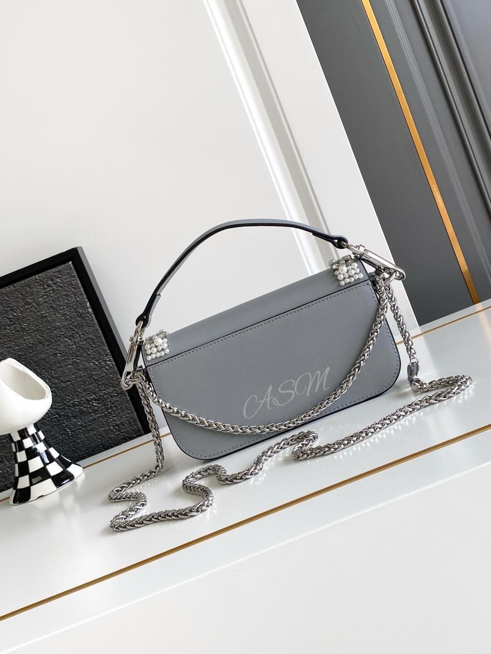 Valentino Garavani Small Jeweled Locò Shoulder Bag
