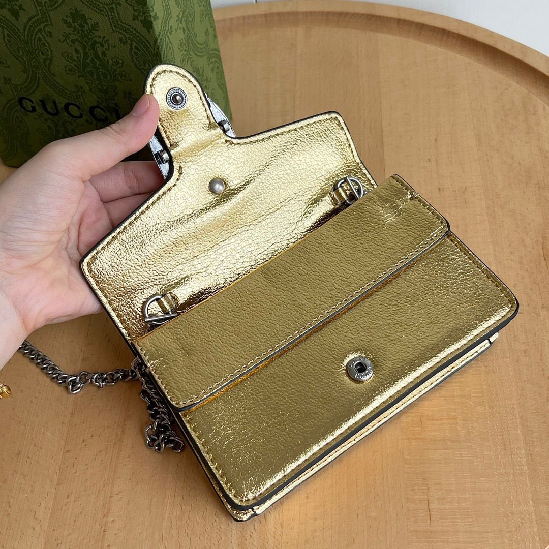 Gucci Dionysus Metallic Super Mini bag