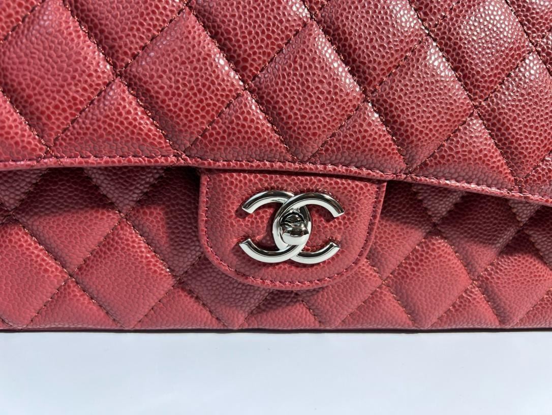 Chanel Classic Double Flap Bag in Caviar Leather