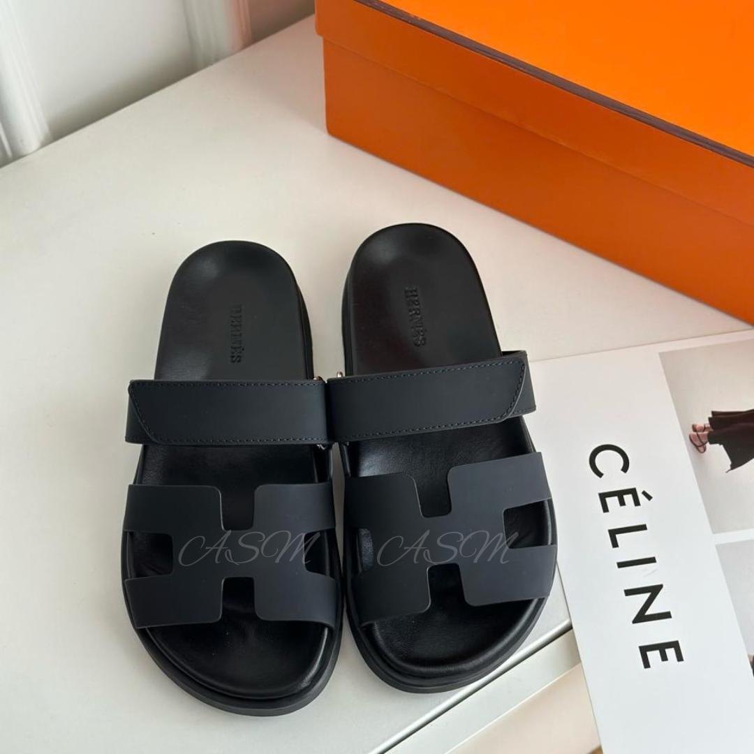 Hermès Chypre Sandals in Calfskin