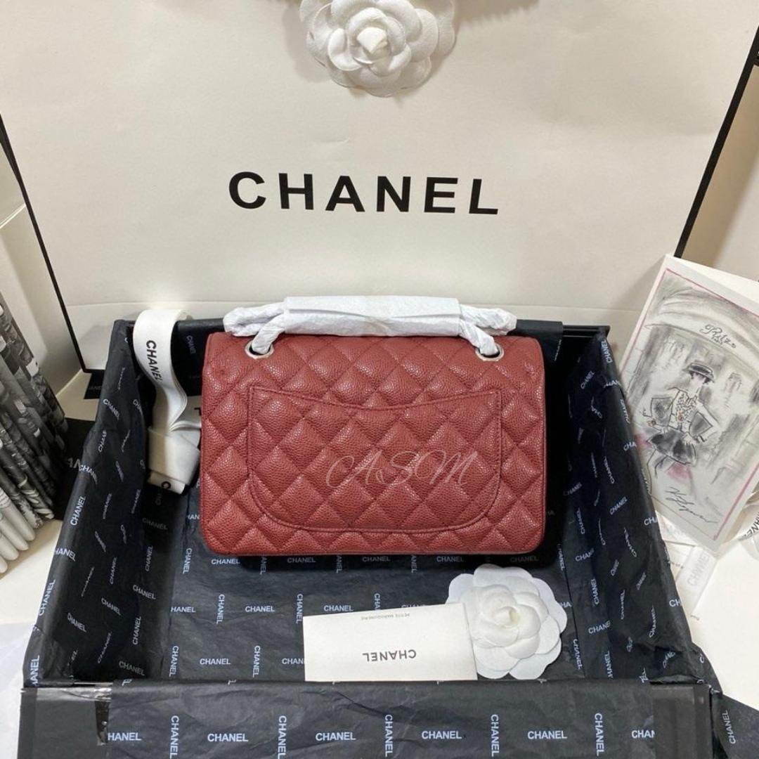 Chanel Classic Double Flap Bag in Caviar Leather