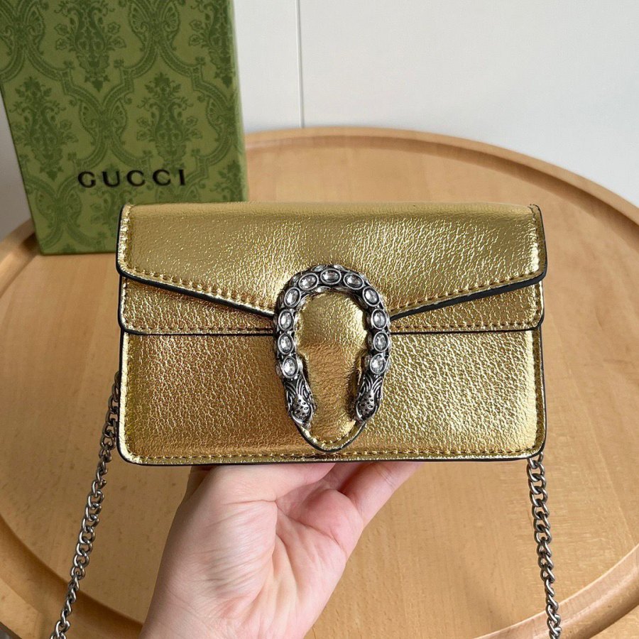 Gucci Dionysus Metallic Super Mini bag